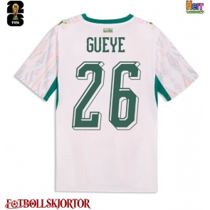 Senegal Pape Gueye #26 Hemmatröja VM 2026 Kortärmad